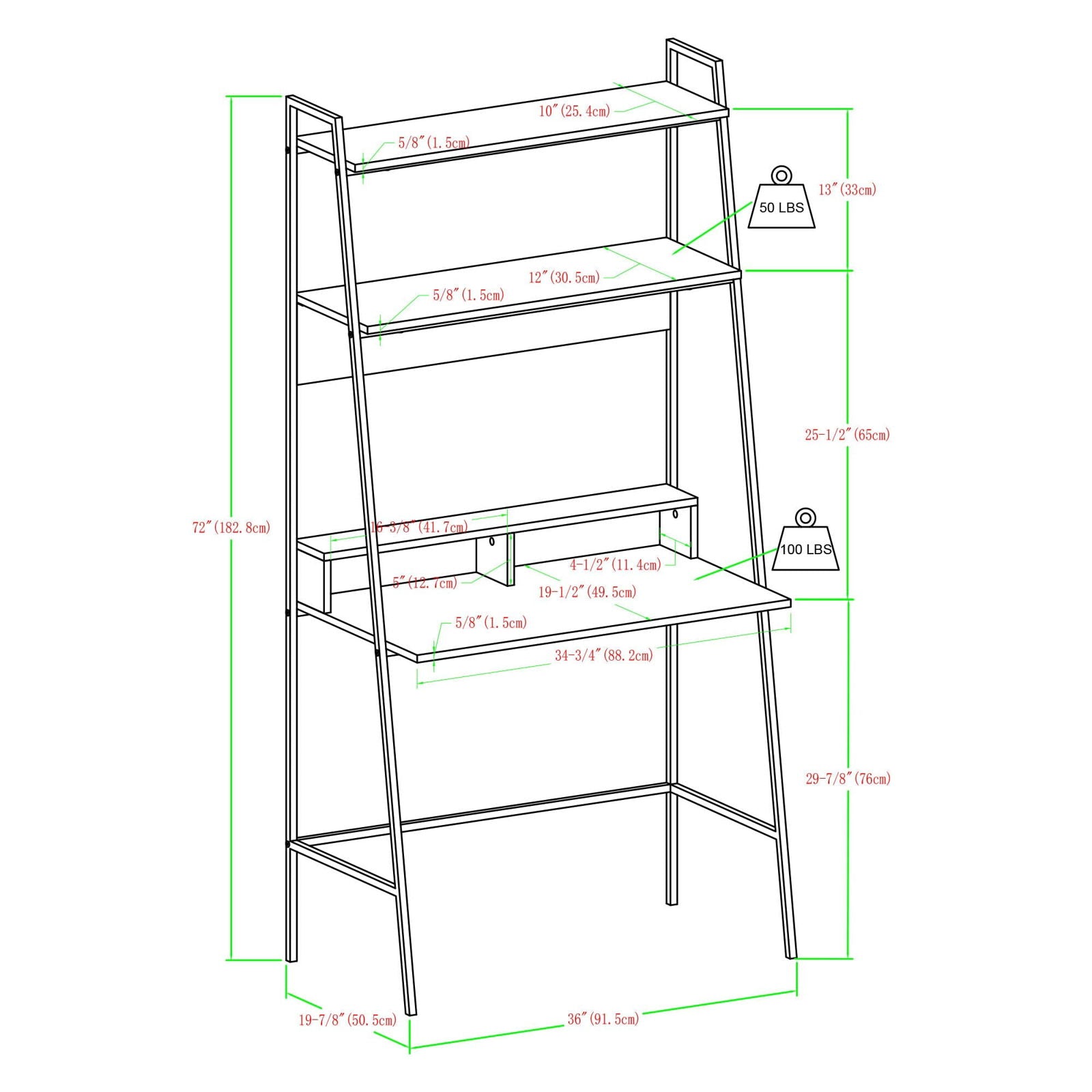Arlo Ladder Desk - Mac & Mabel