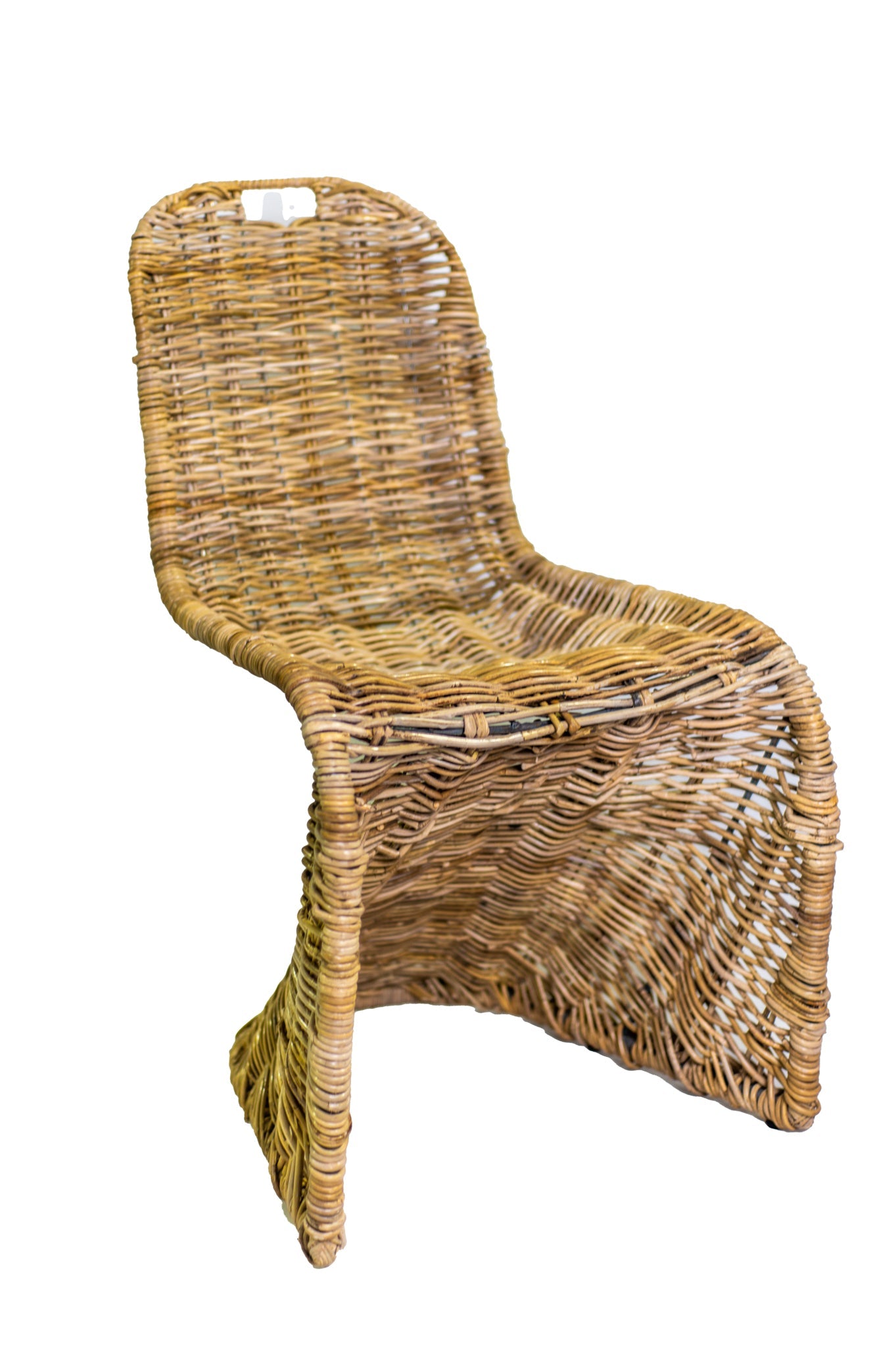 The Beaufort Hand-Woven Rattan and Metal Chair