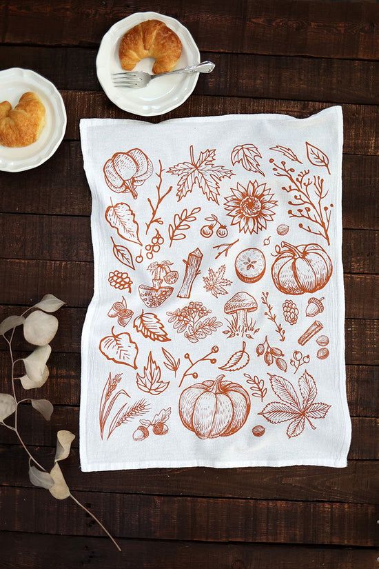 Autumn Woods Tea Towel - Mac & Mabel