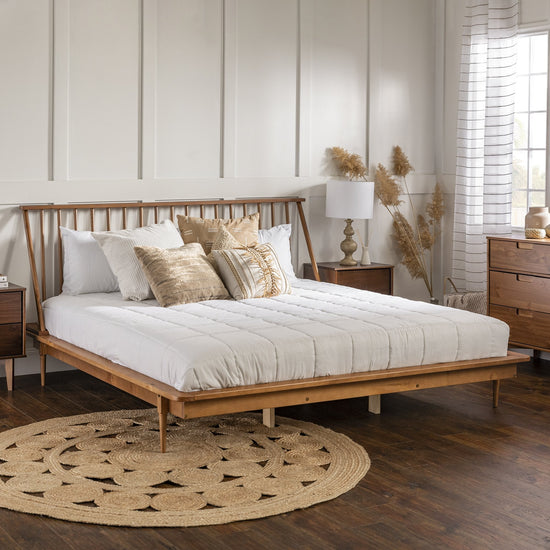 Spindle Back Solid Wood Beds