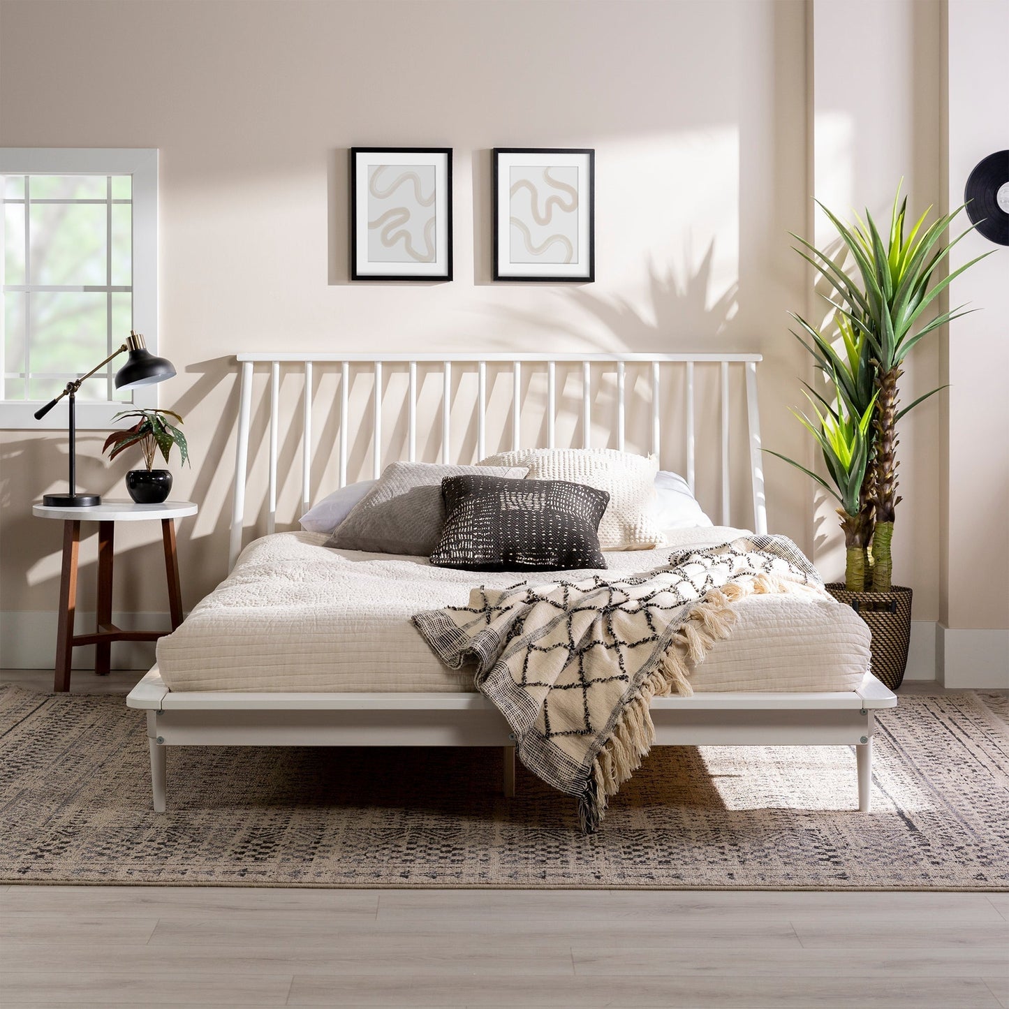 Spindle Back Solid Wood Beds