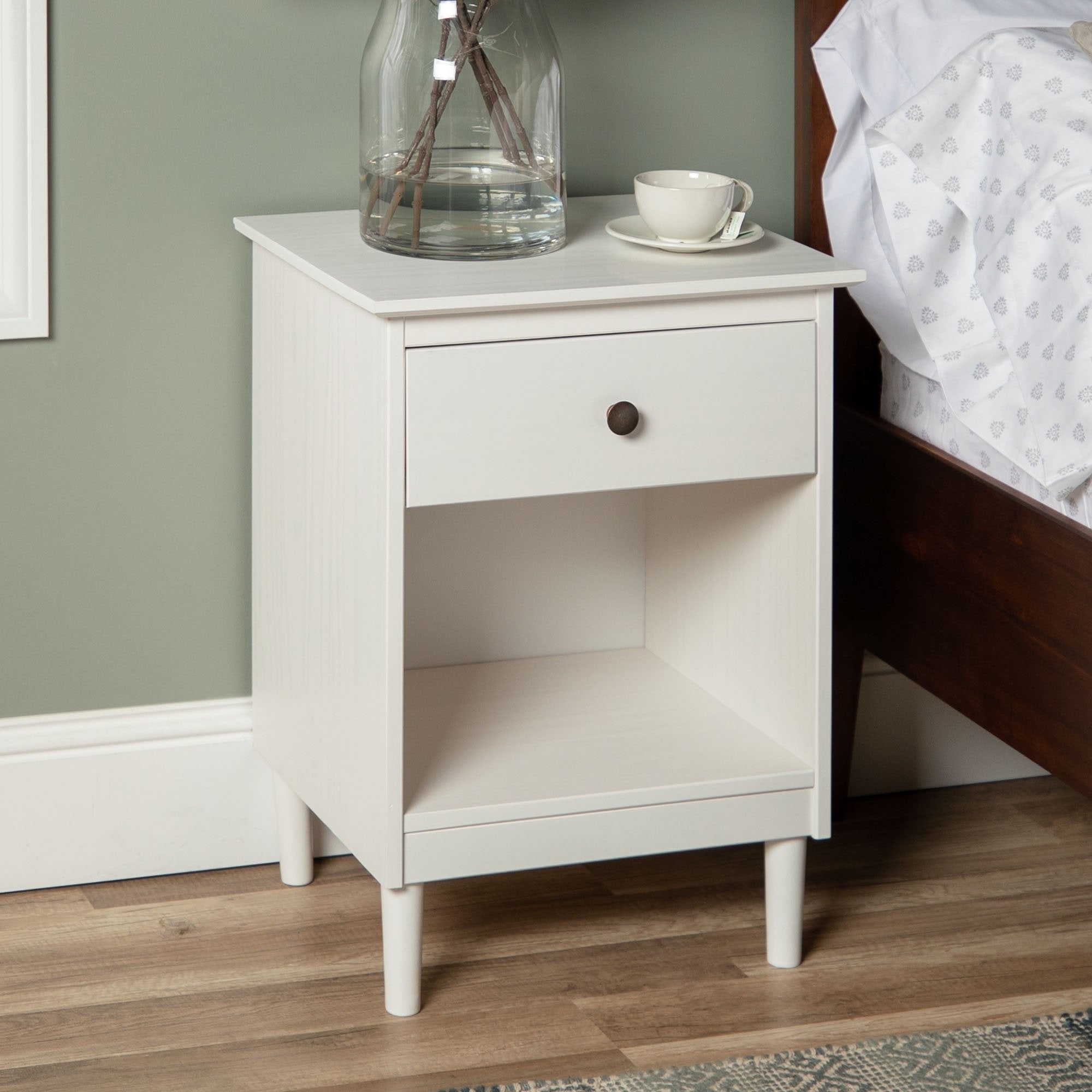 Spencer Solid Wood Transitional Nightstand