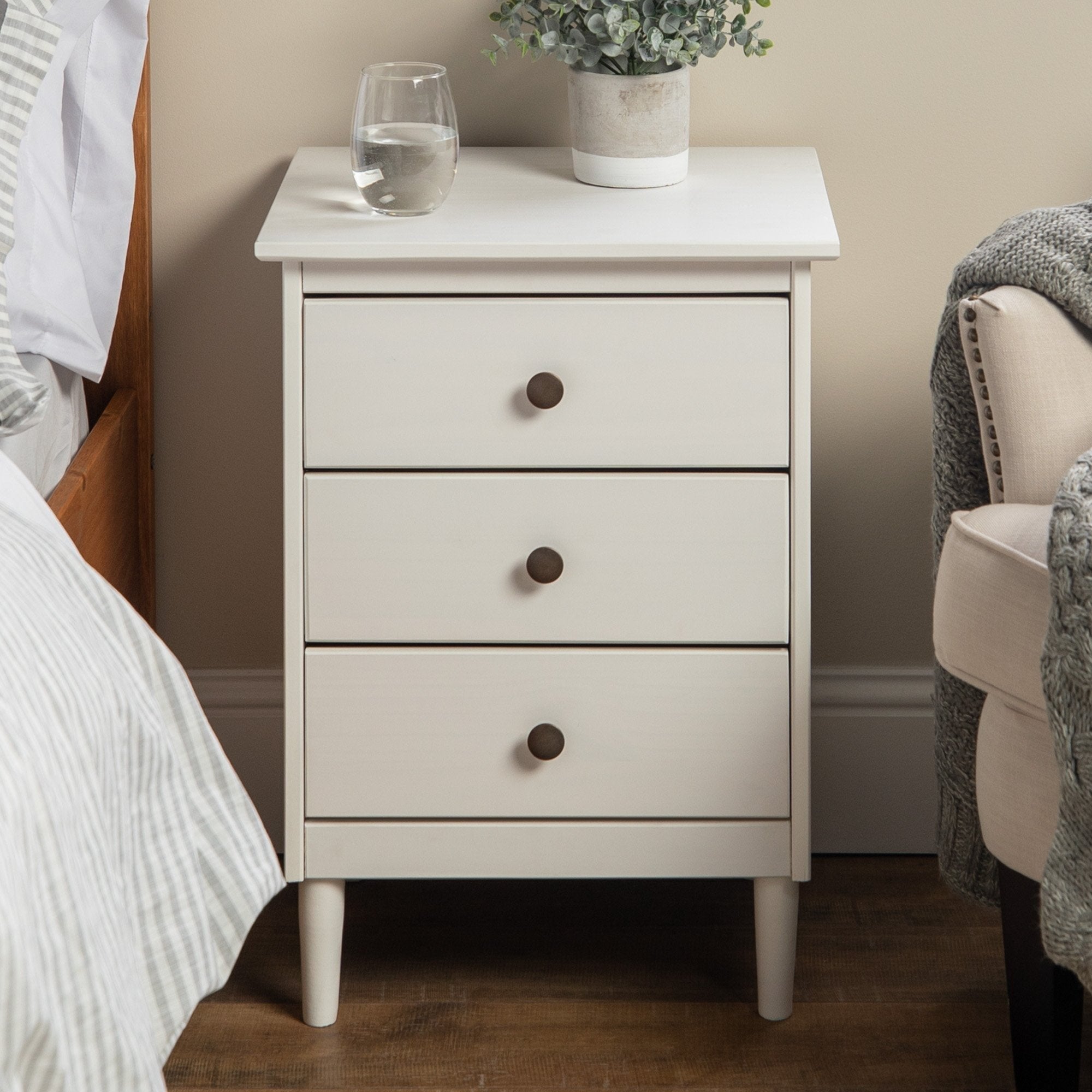 Spencer Solid Wood Transitional Nightstand