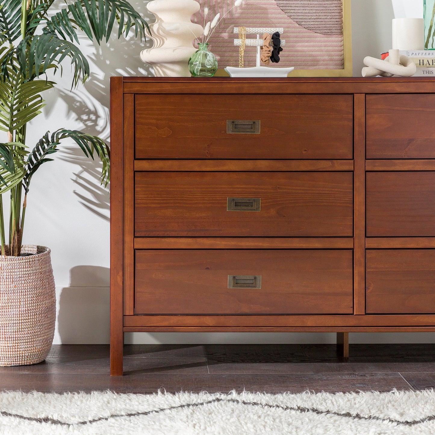 Lydia Solid Wood Modern Contemporary Dresser