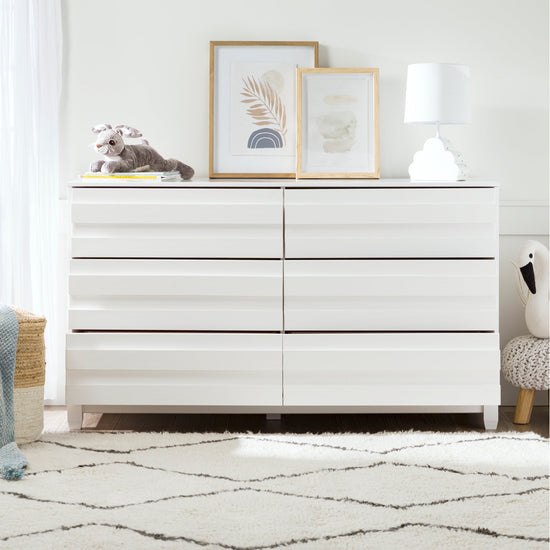 Priya 6-Drawer Solid Wood Dresser