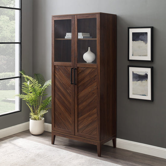 Logan Chevron Storage Cabinet