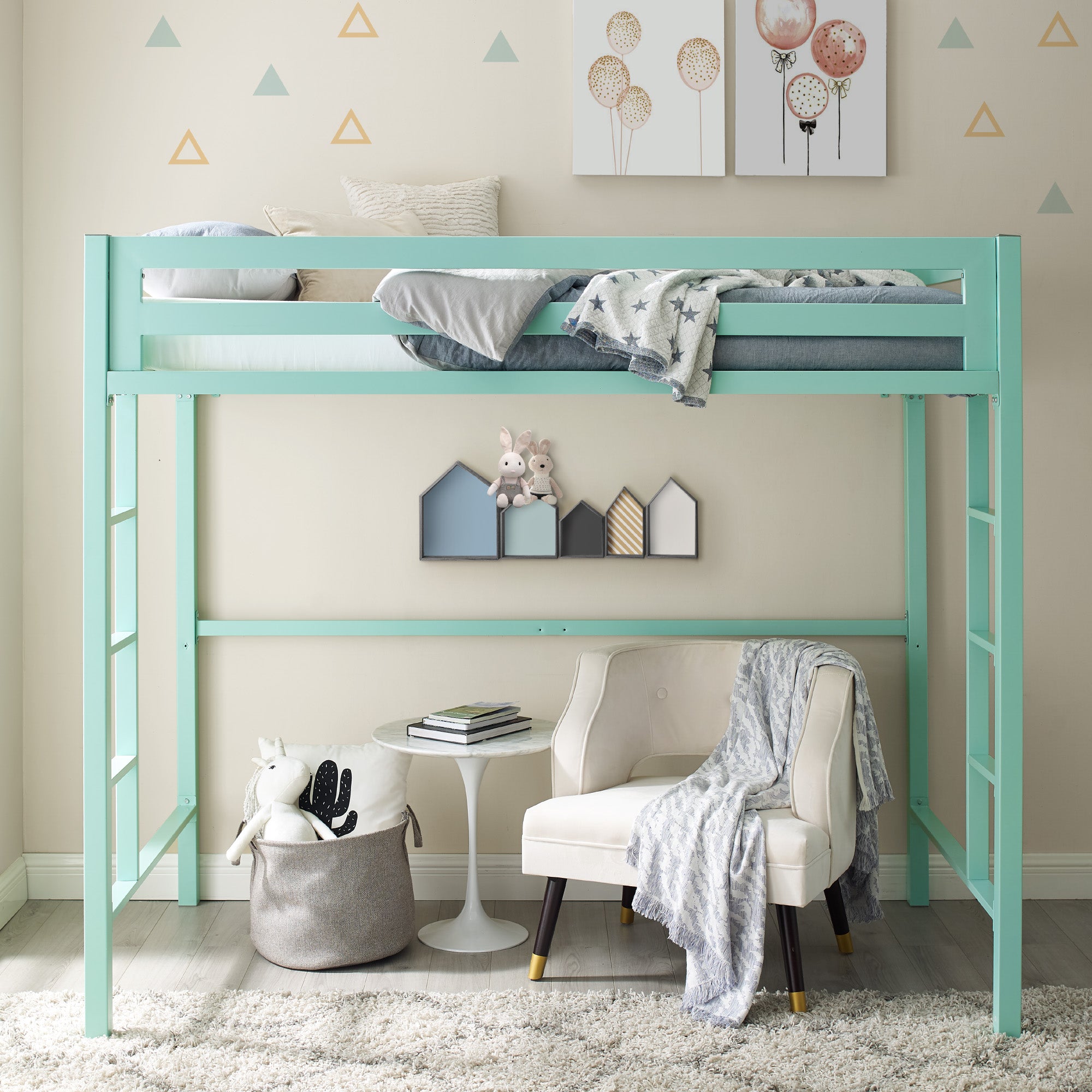 Bentley Twin Loft Square Bunk Bed