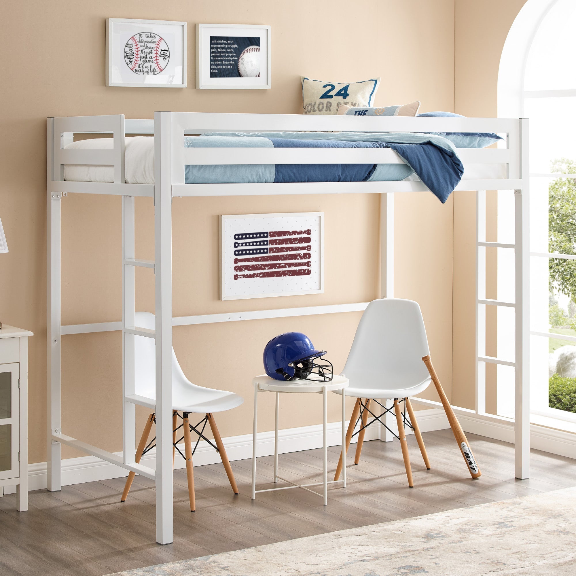 Bentley Twin Loft Square Bunk Bed