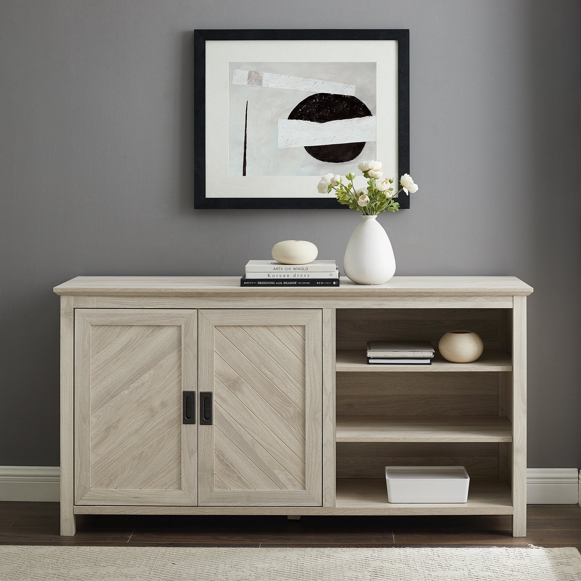 Mila Angled Groove Sideboard