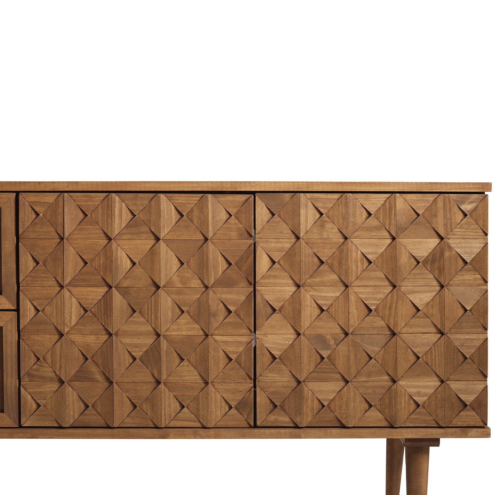 Tessa Solid Wood Prism Sideboard