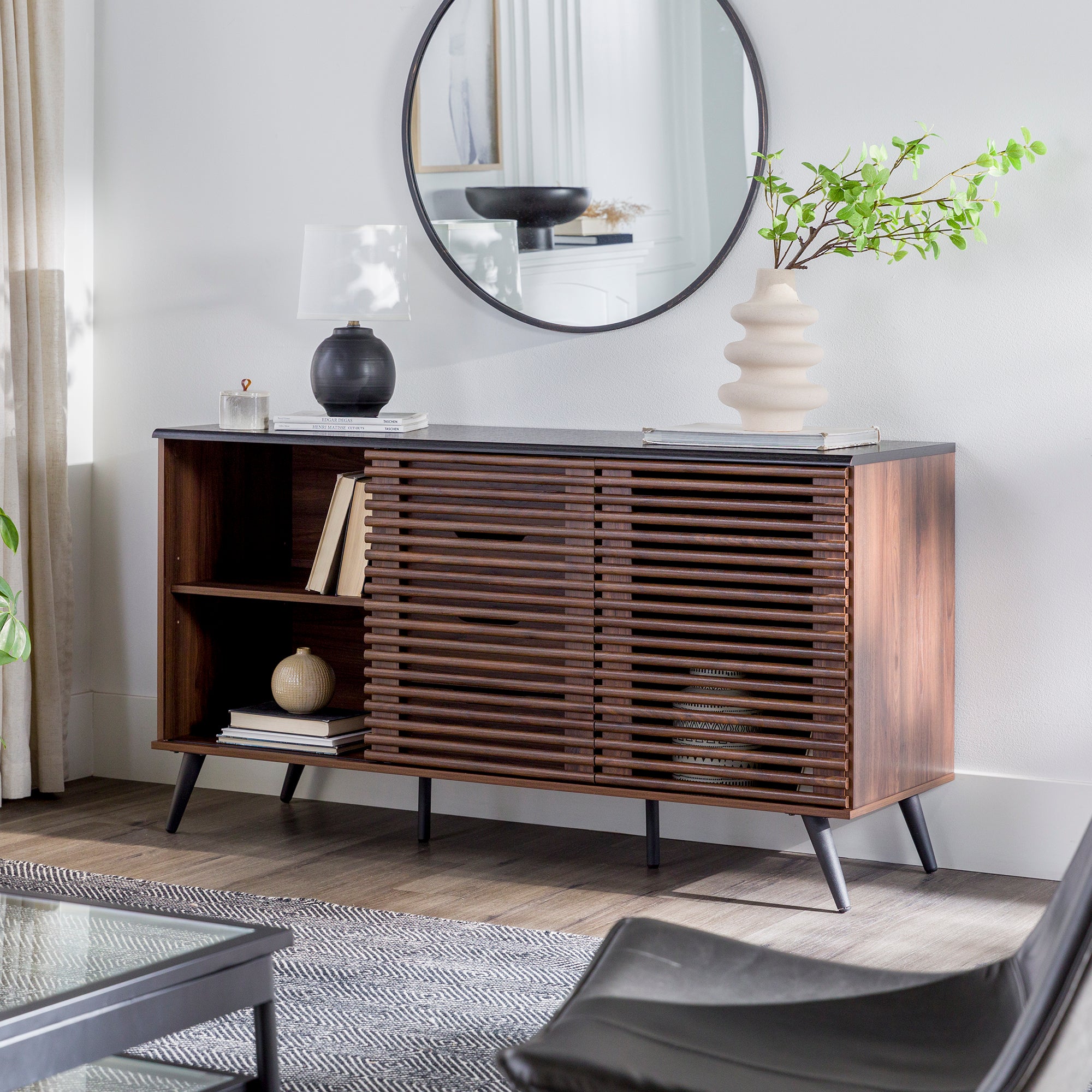 Havana Sliding Door Drawer Sideboard