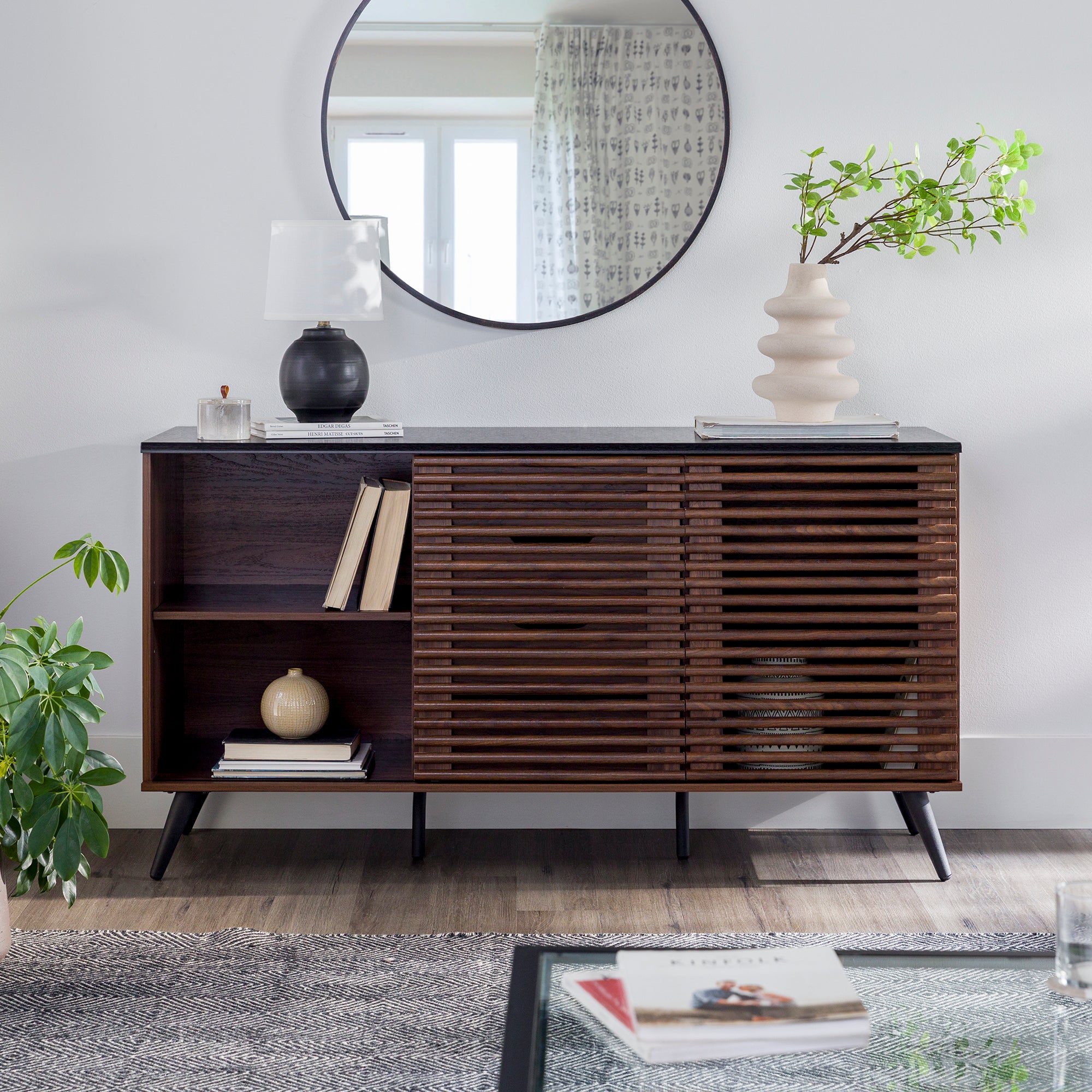 Havana Sliding Door Drawer Sideboard