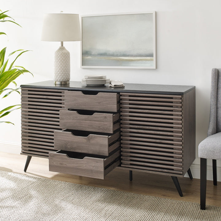 Havana Sliding Door Drawer Sideboard