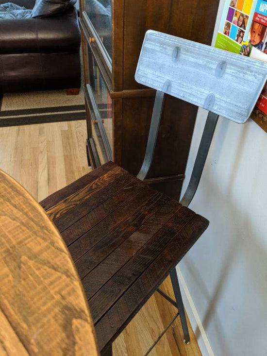 Bar Stools, Counter Stools With Back, Bar Stools Counter Height, THE BROWN ALE, Pub Stools, Rustic Wood, Restaurant Bar Stools, Reclaimed - Mac & Mabel
