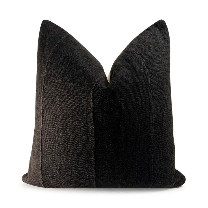 Black Textured Accent Pillow - Mac & Mabel