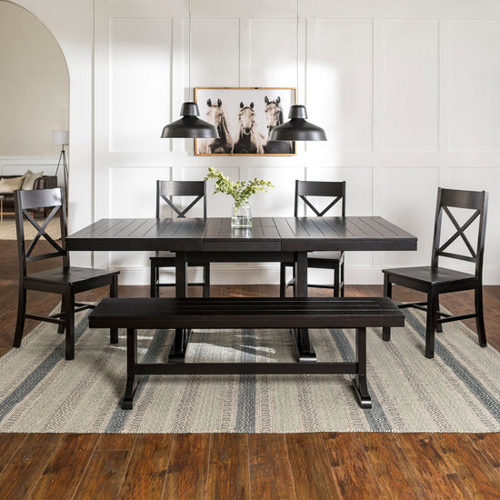 Meridian 6-Piece Wood Dining Set