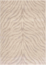 Load image into Gallery viewer, Beige Manteca Zebra Print Area Rug
