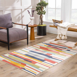Southfields Colorful Modern Area Carpet