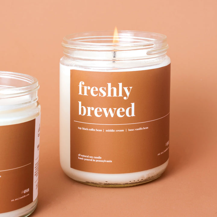 Freshly Brewed Soy Candle - Standard