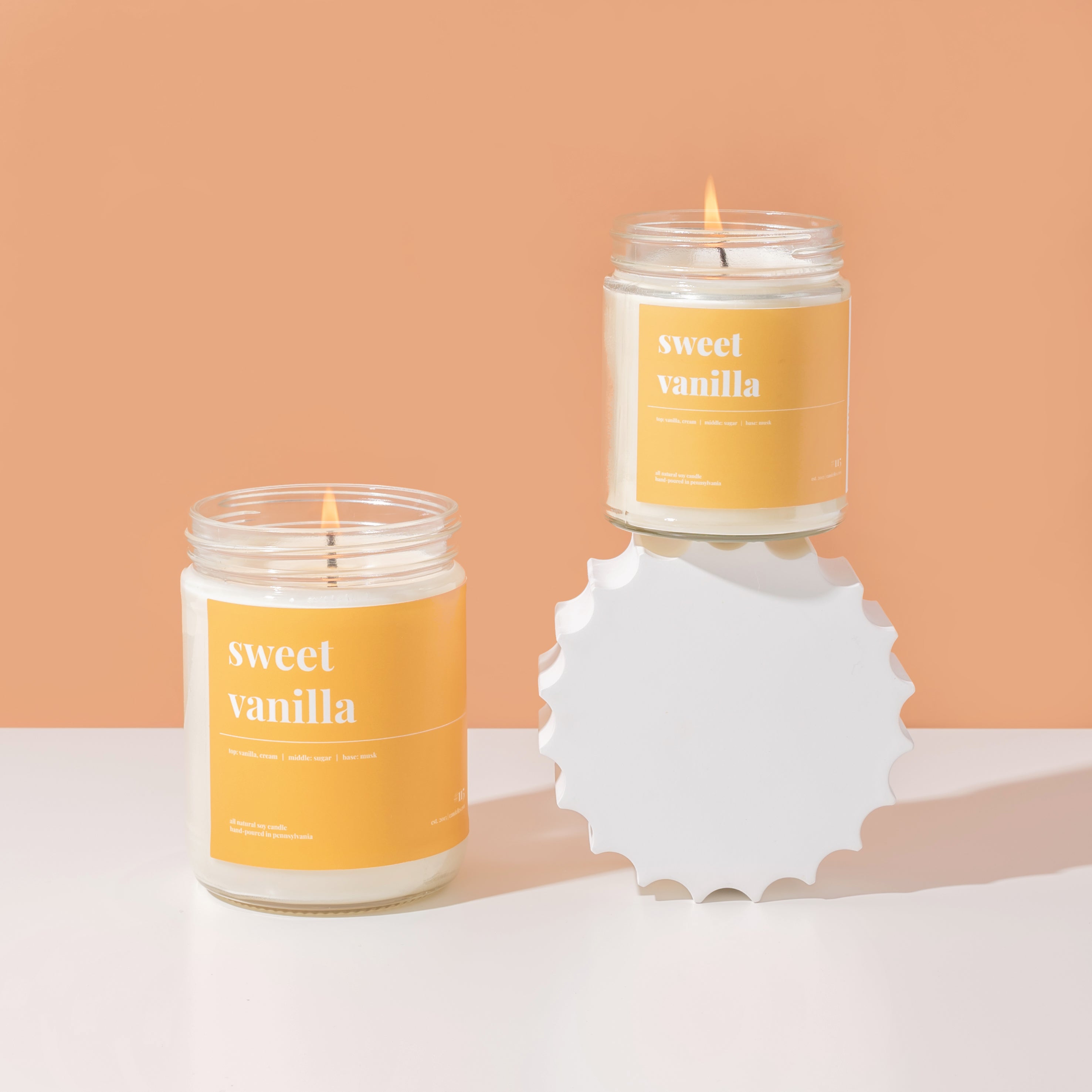 Sweet Vanilla Soy Candle - Standard