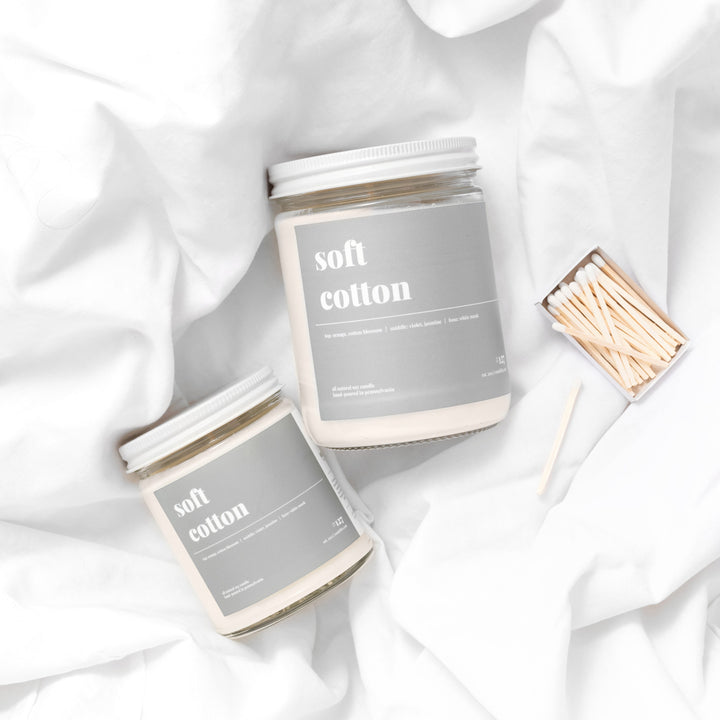 Soft Cotton Soy Candle - Petite