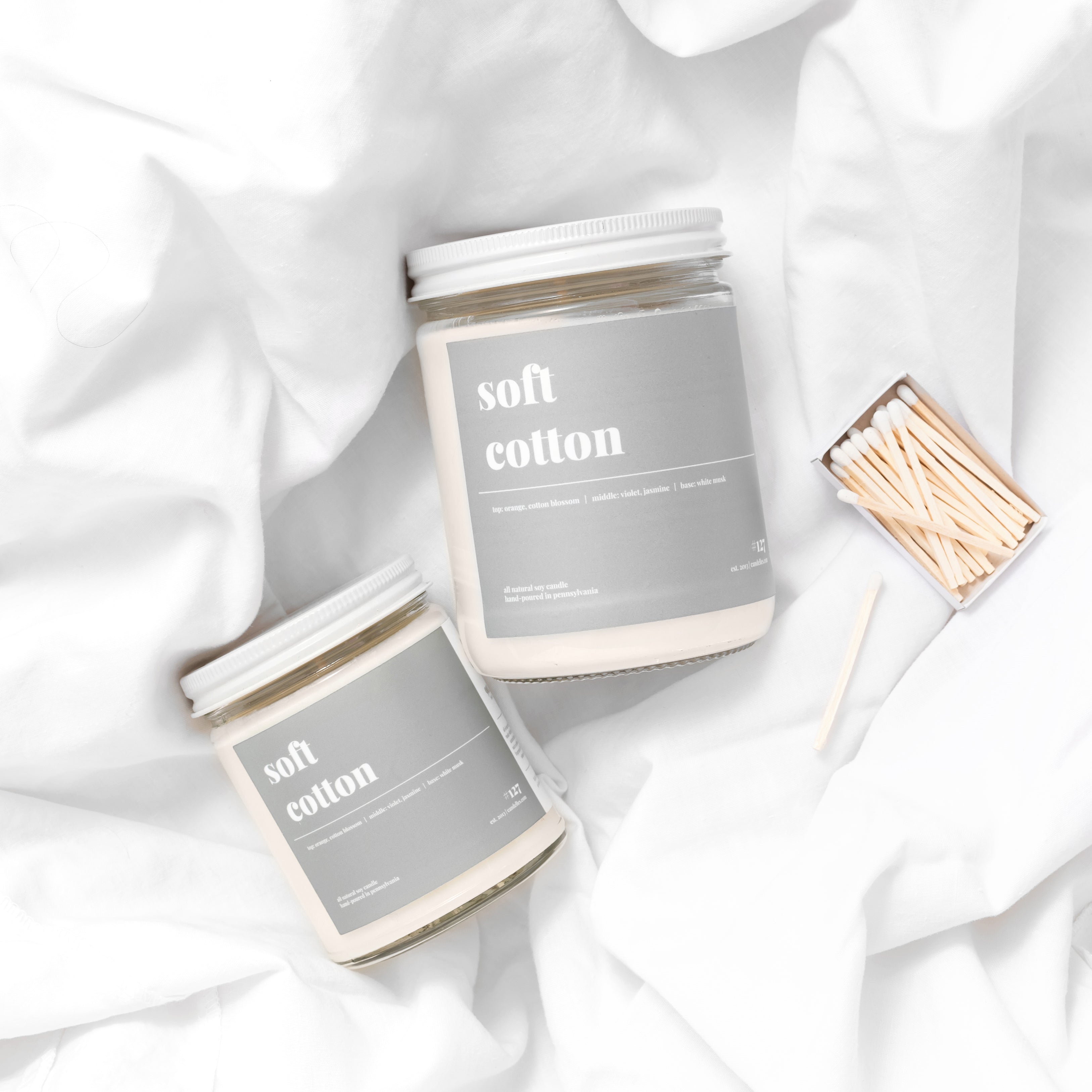 Soft Cotton Soy Candle - Standard