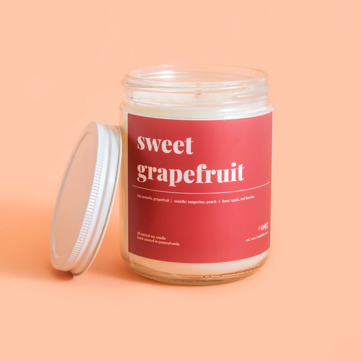 Sweet Grapefruit Soy Candle - Standard