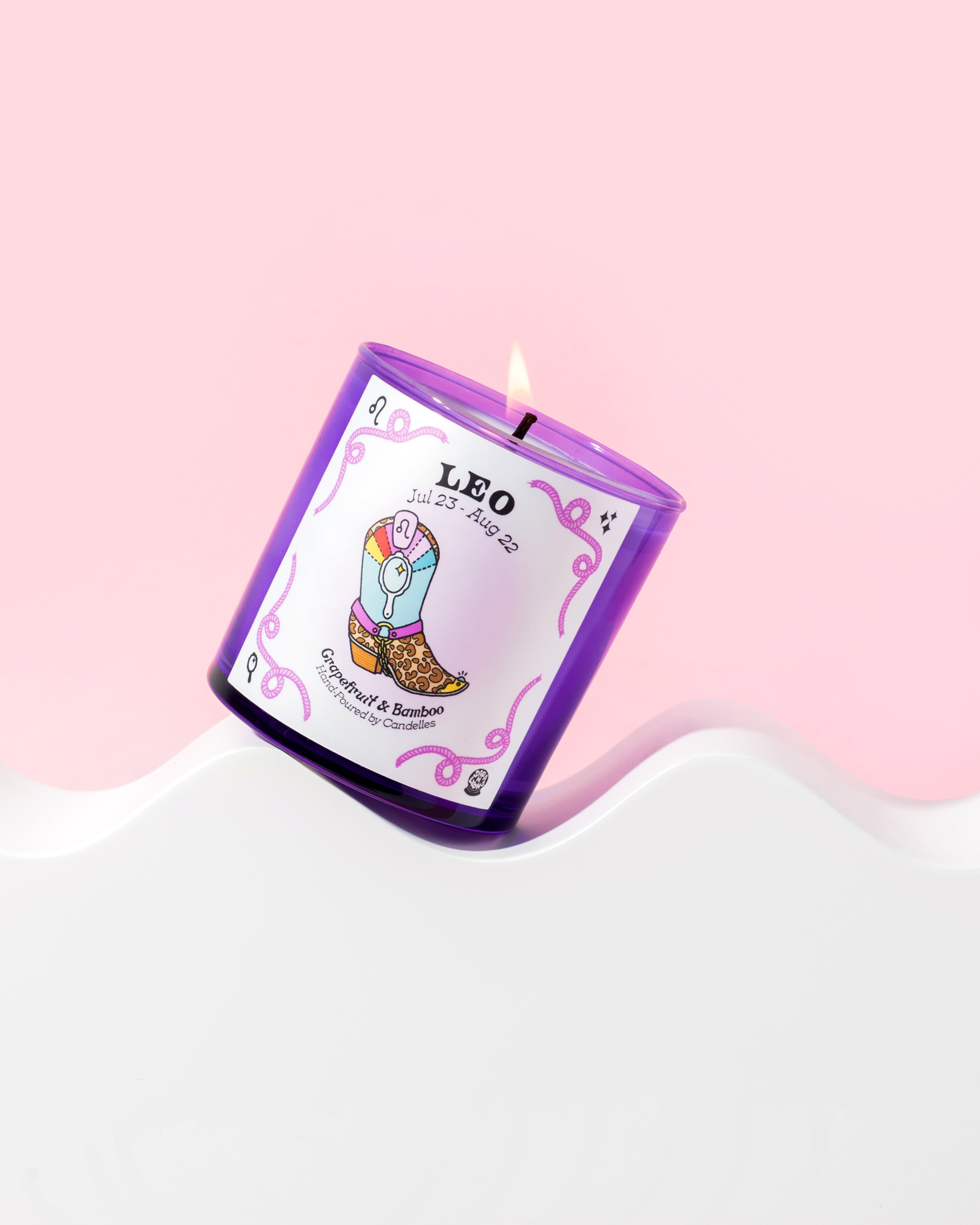 Grapefruit & Bamboo Soy Candle - Leo