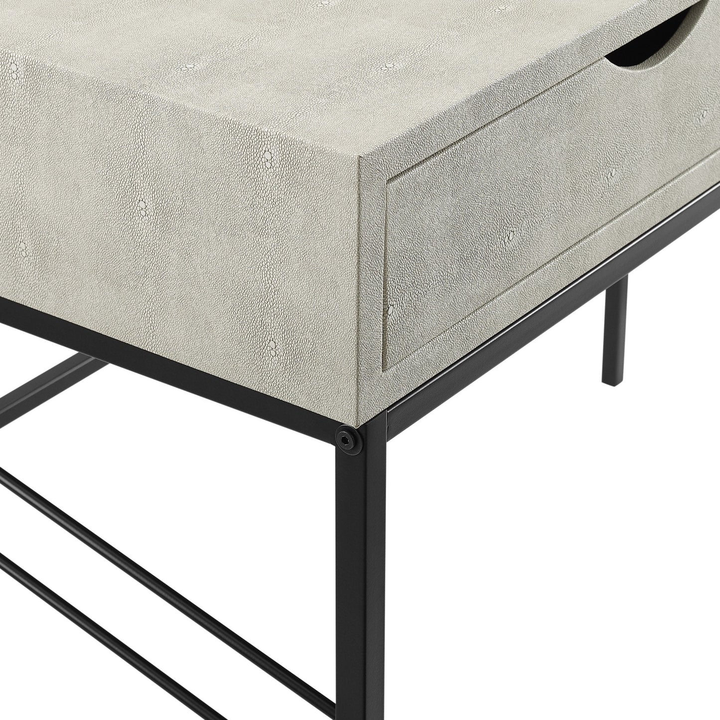 Vetti Faux Shagreen Desk