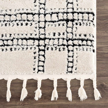 Load image into Gallery viewer, Ryuu Black &amp; White Area Rug
