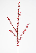 Load image into Gallery viewer, Faux Outdoor Red Berry Stem

