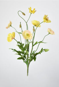 Poppy Bush, 15", Yellow