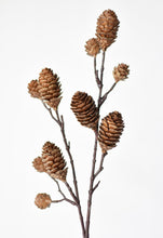 Load image into Gallery viewer, 28&quot; Faux Pinecone Branch Stem
