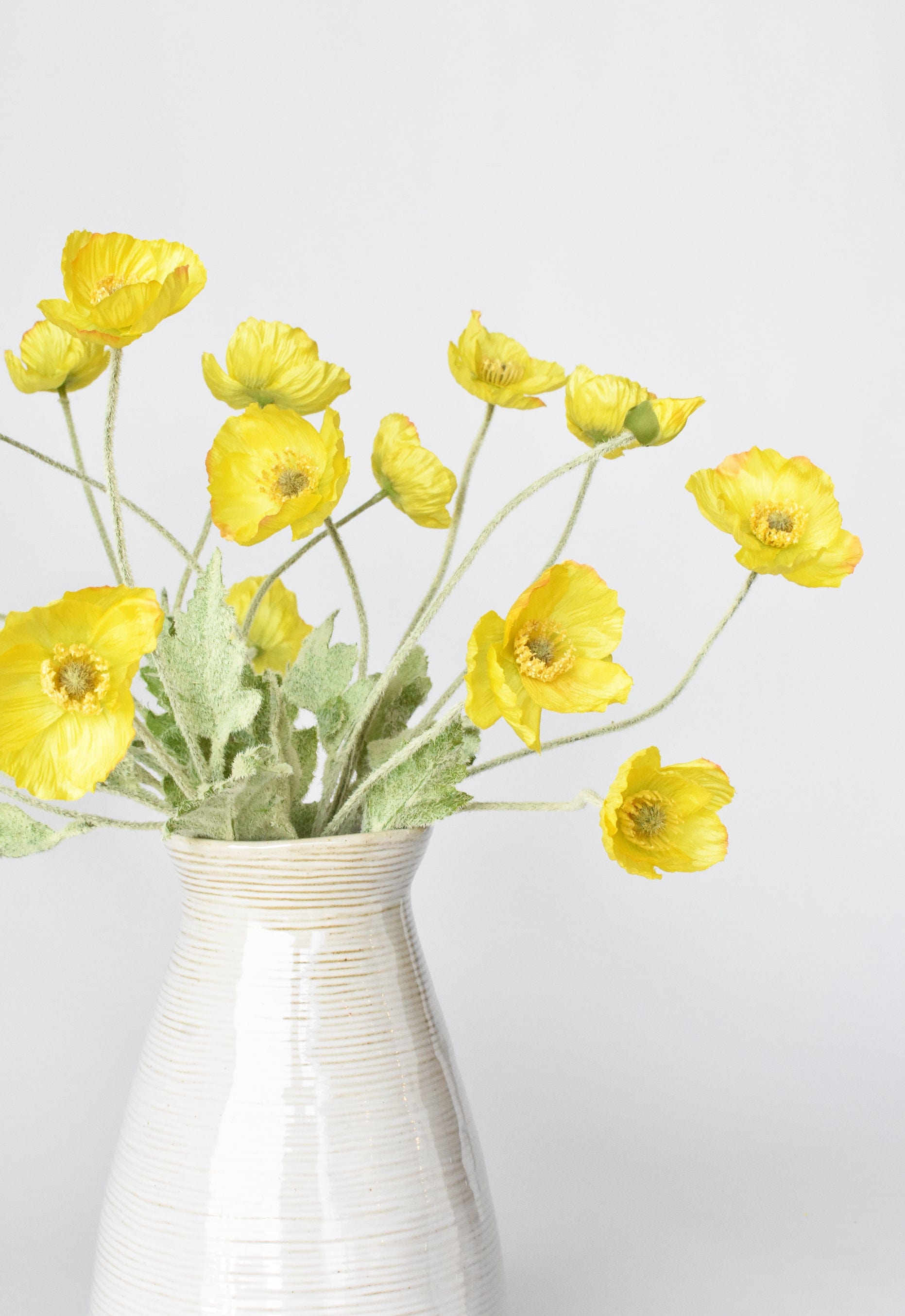 Poppy Stem, 24", Yellow