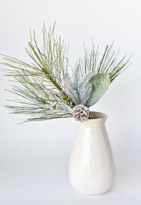 Blue Spruce Pine with Cone Stem, 23"