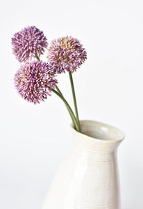 Real Touch Purple Allium Spray Stem, 17.5"