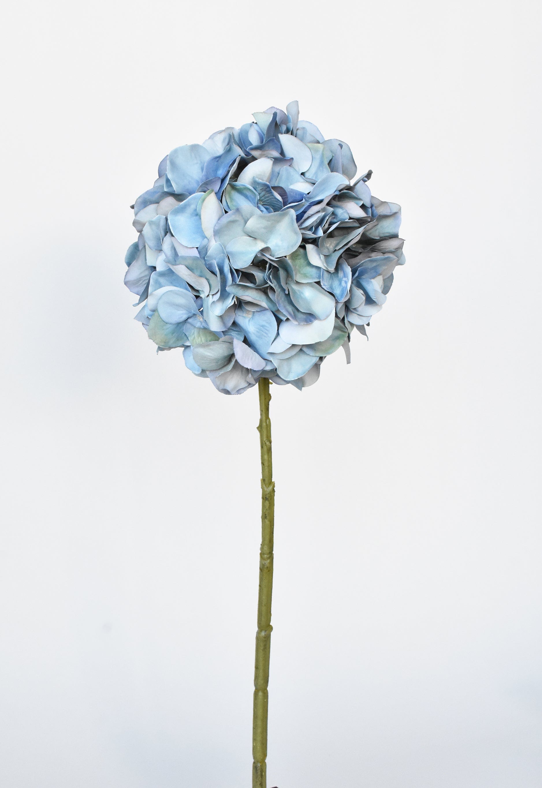 Hydrangea Stem, 21", Light Blue