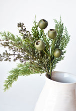 Load image into Gallery viewer, Green Eucalyptus, Seed, Pod &amp; Pine Mixed Stem, 15&quot;
