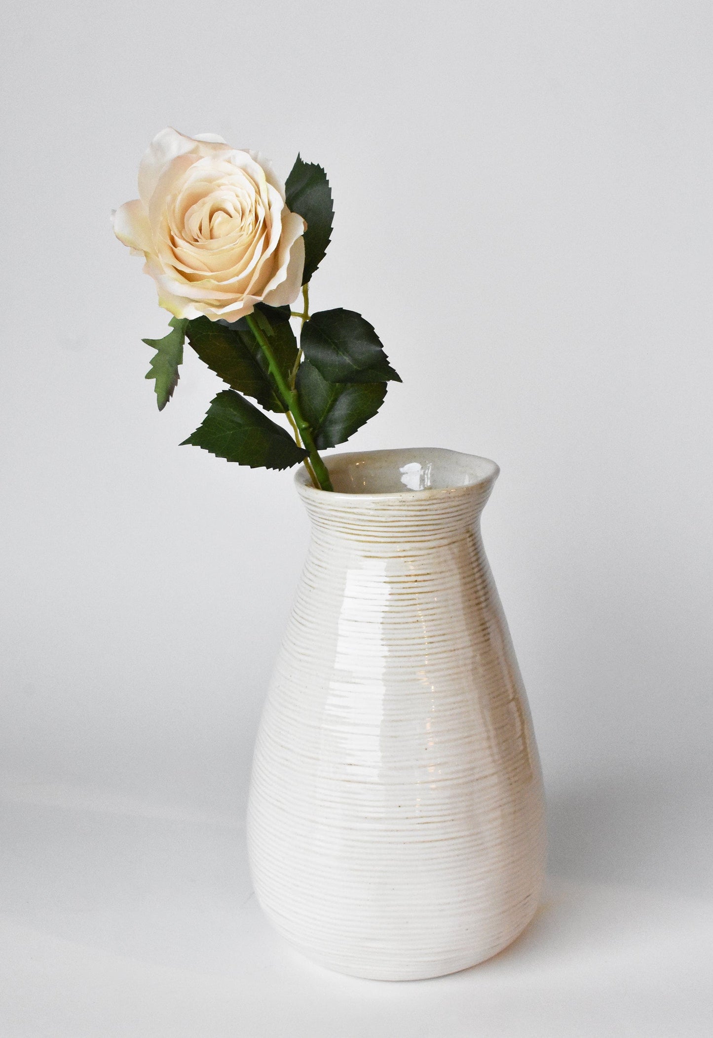 Rose Stem, 22", Beige