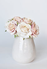 Load image into Gallery viewer, Pink and Cream Rose Bundle of 3, 7.5&quot;
