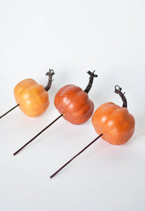 Pumpkin Picks (Set of 3), 10.5"