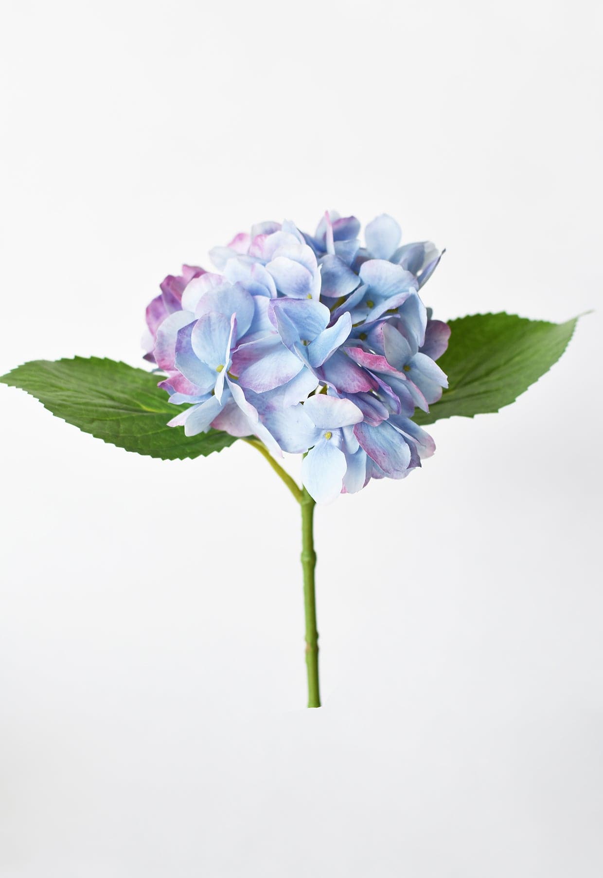 Hydrangea Stem, 10", Lavender Purple