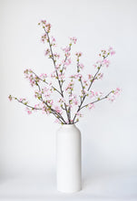Load image into Gallery viewer, 36&quot; Faux Quince Blossom Pink Stem Flowering Branch

