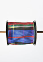 Load image into Gallery viewer, 4&quot; x 10yd Royal Blue Plaid Ribbon
