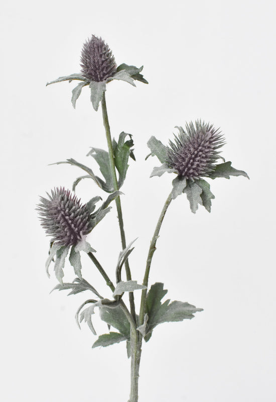 Thistle Stem, 17", Green & Lavender