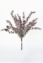 Load image into Gallery viewer, 27&quot; Faux Burgundy + Green Eucalyptus Bundle
