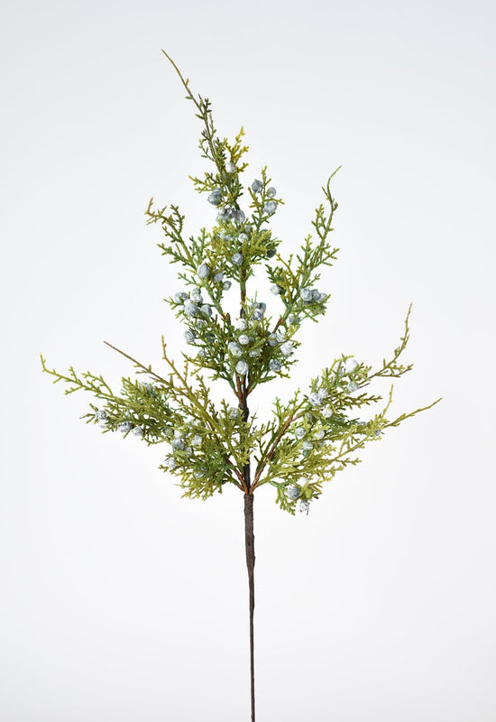 Juniper Berry Greenery Stem, 18"