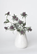 Load image into Gallery viewer, Green and Lavender Thistle Stem, 17&quot;
