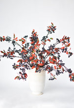 Load image into Gallery viewer, 34&quot; Faux Blue Berry w/ Red Foliage Stem
