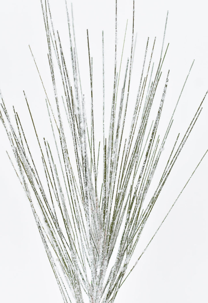 Snowy Long Needle Pine Stem, 18"